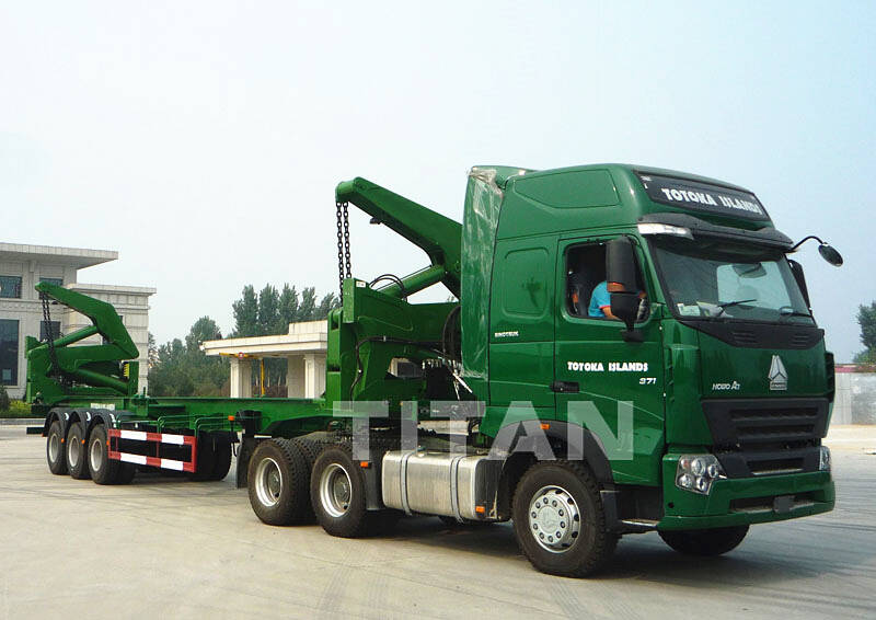 Tractor de carga lateral para contenedores