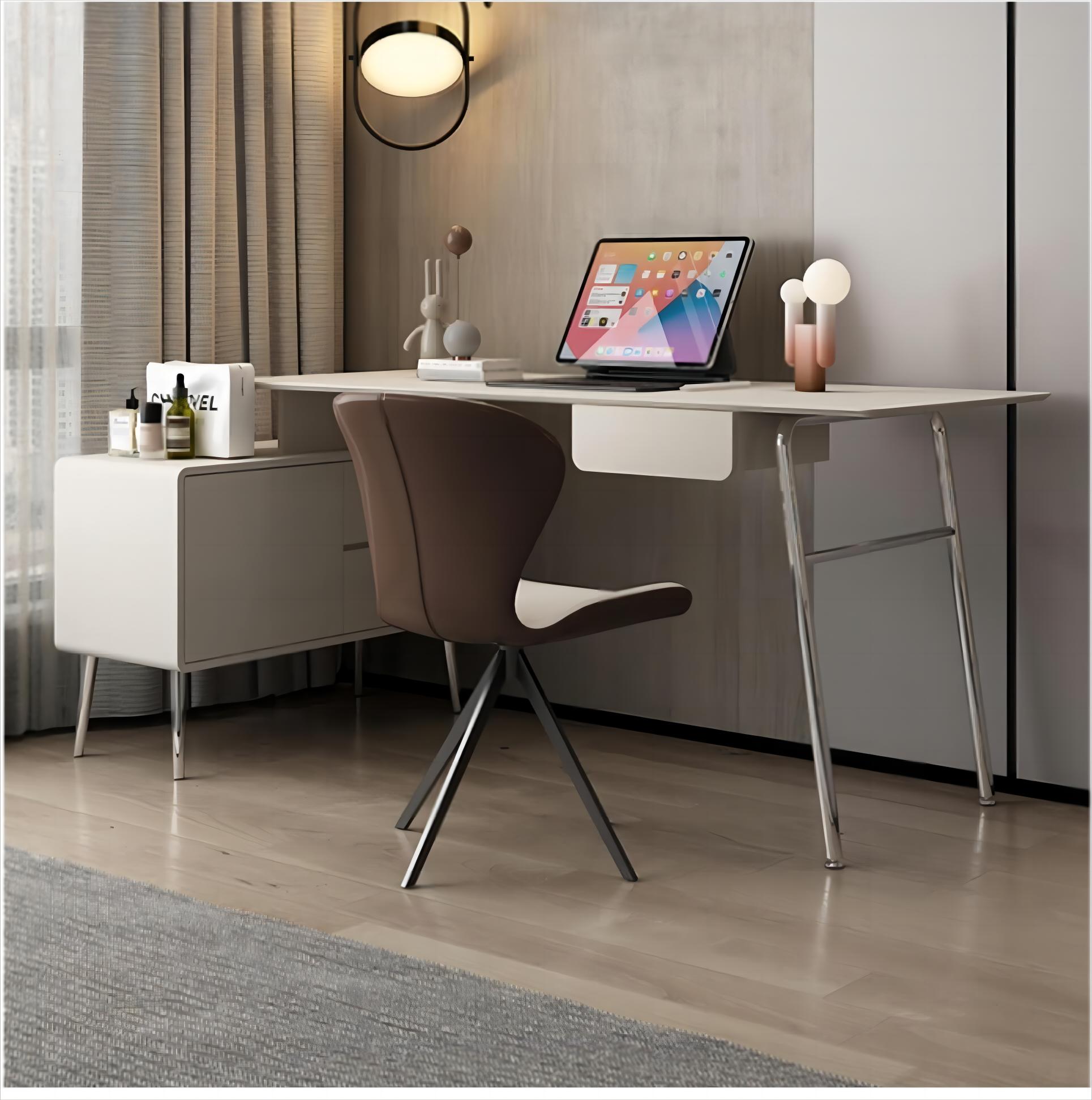 combinación de escritorio y silla de oficina